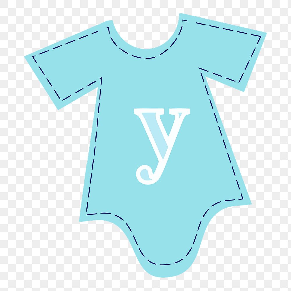 Baby onesie png illustration, transparent background. Free public domain CC0 image.