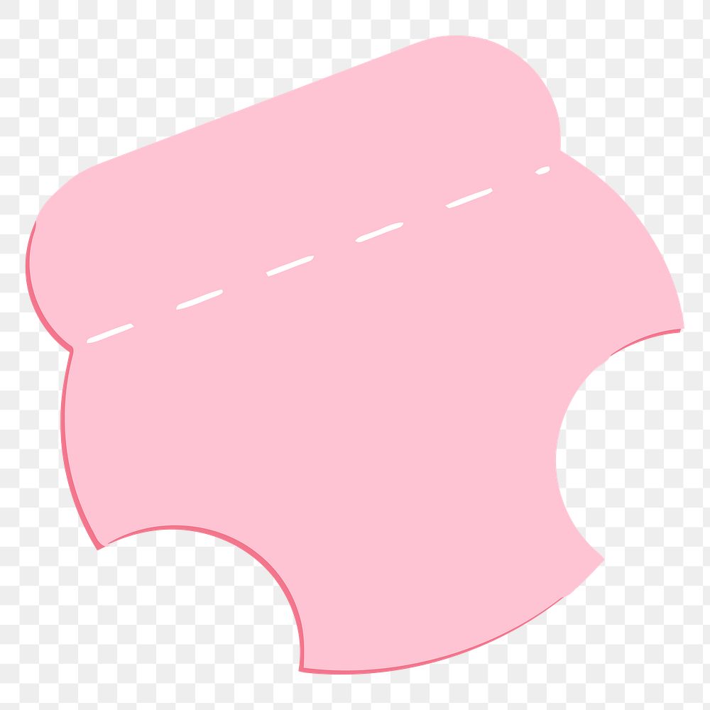 Pink diapers png illustration, transparent background. Free public domain CC0 image.