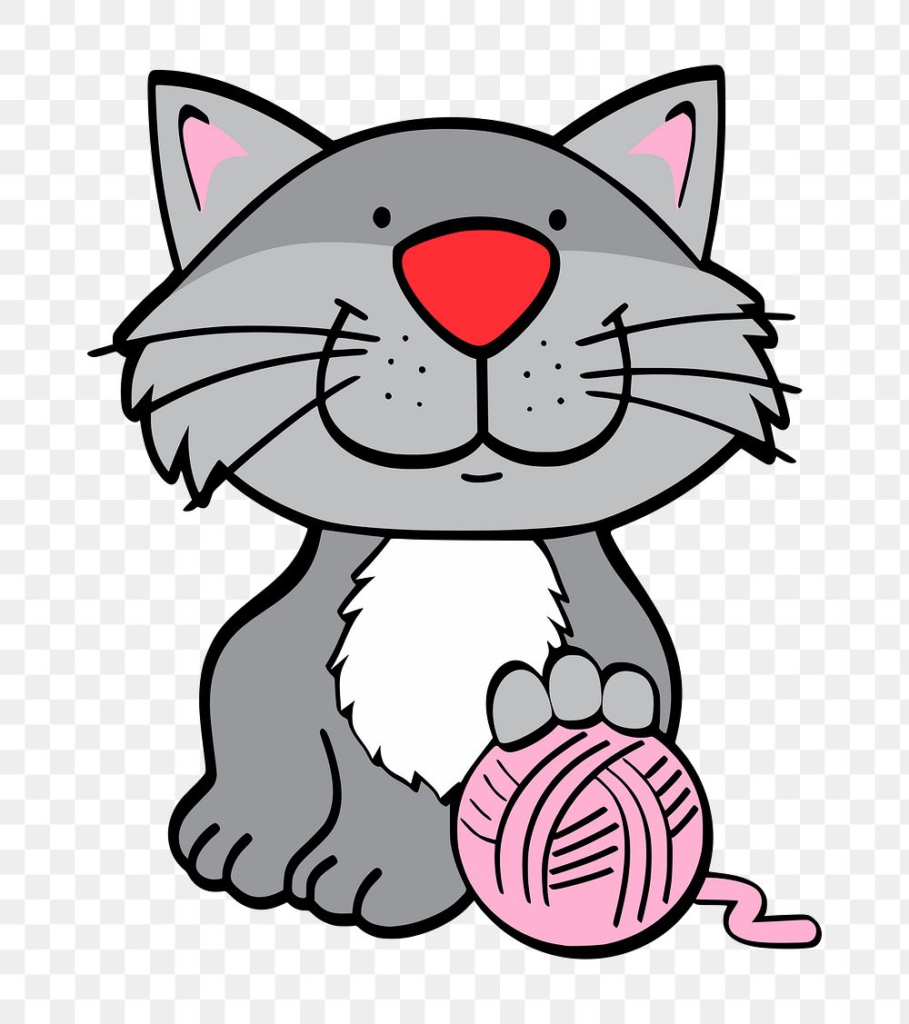 Cat Sticker PNG Transparent Images Free Download, Vector Files
