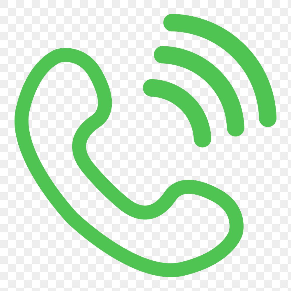 Telephone png illustration, transparent background. Free public domain CC0 image.