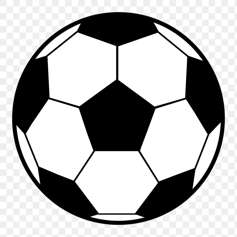 Football png illustration, transparent background. Free public domain CC0 image.