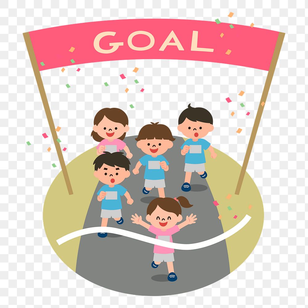 Goal sign png illustration, transparent background. Free public domain CC0 image.