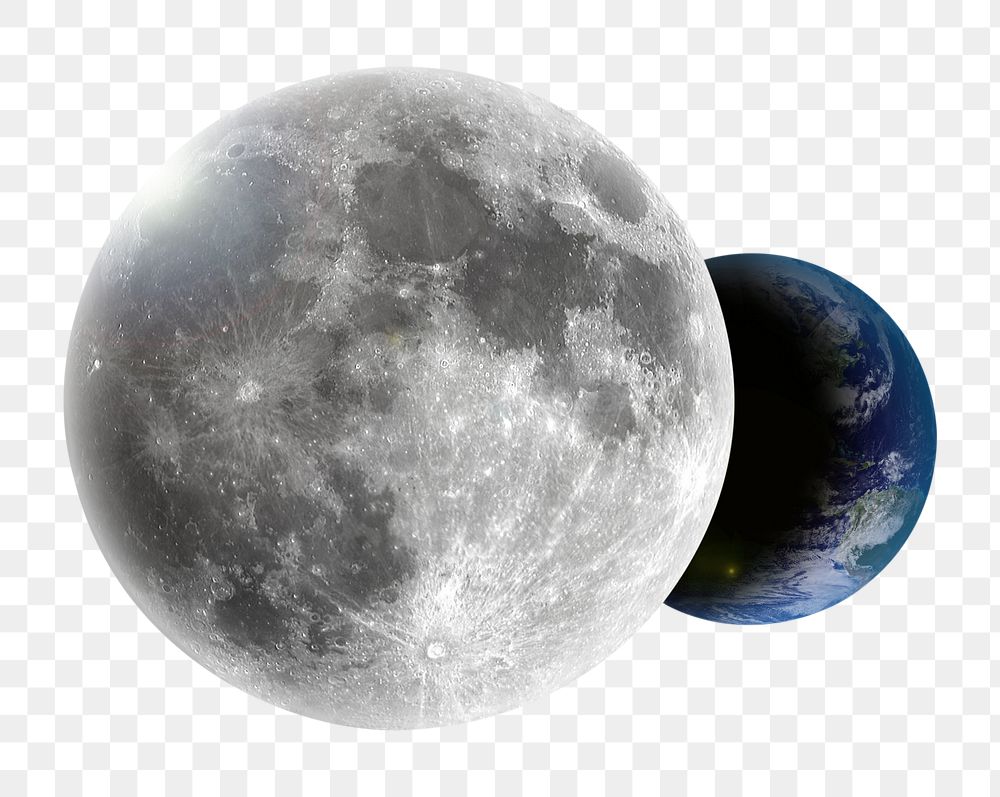 Lunar eclipse png sticker, transparent background