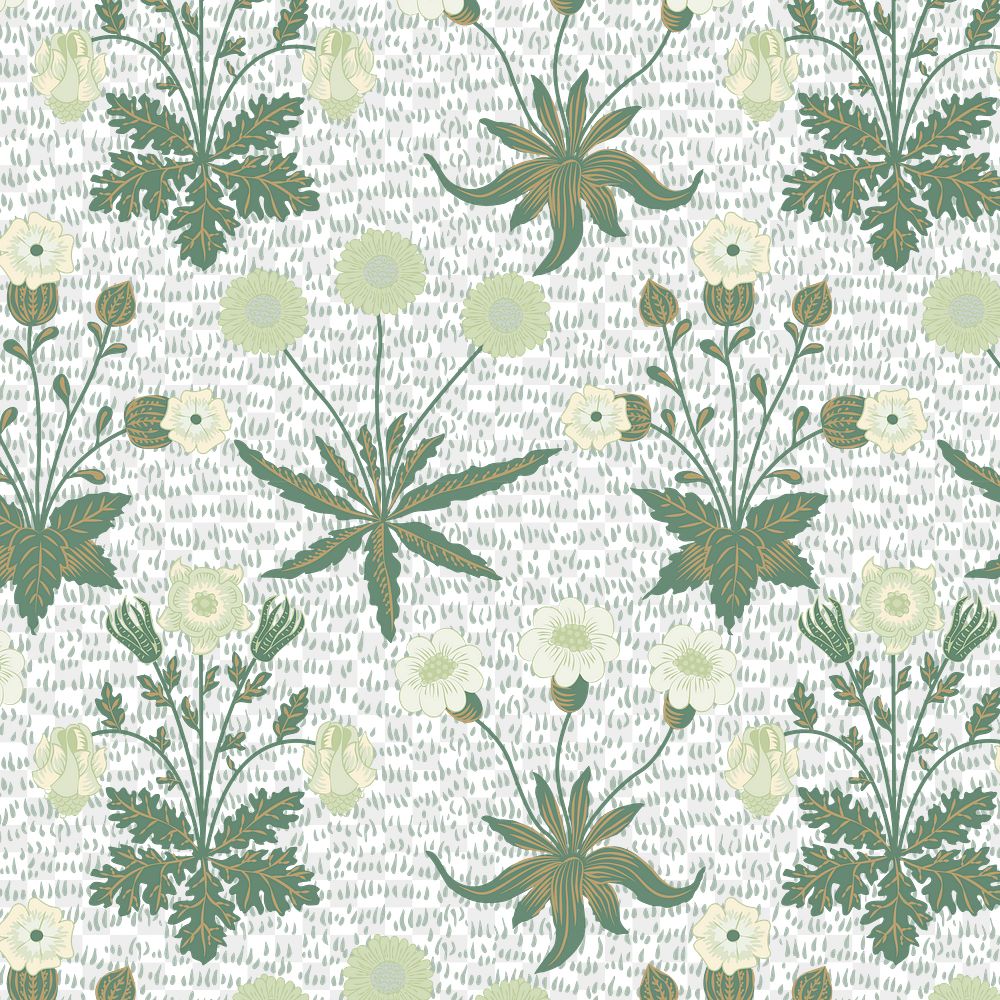 PNG William Morris's floral pattern sticker, vintage Japanese illustration, transparent background