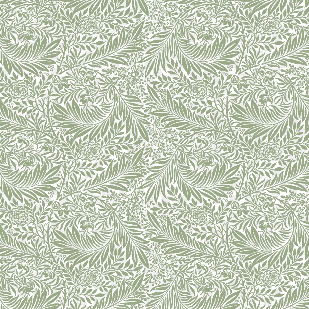 PNG William Morris's leaf pattern sticker, vintage floral design, transparent background