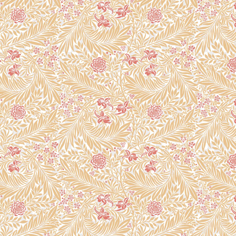 PNG William Morris's leaf pattern sticker, vintage floral design, transparent background