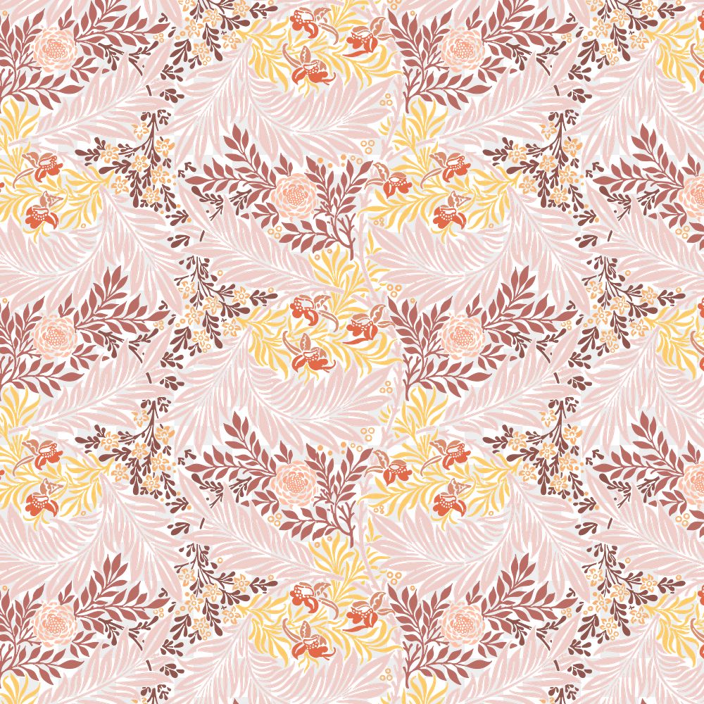 PNG William Morris's floral pattern, vintage design, transparent background