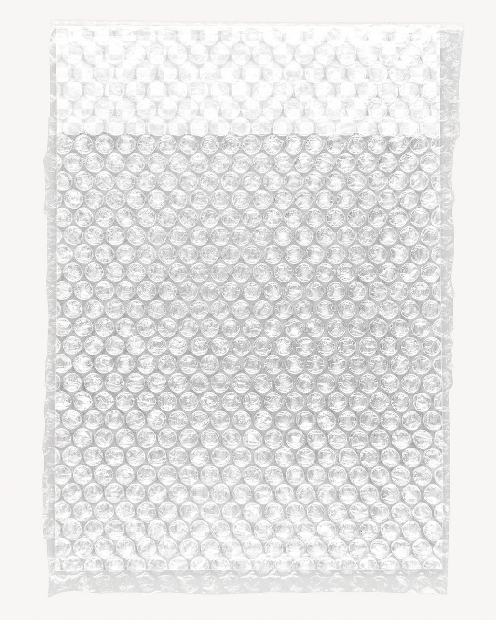 Bubble wrap  png mockup, transparent design 