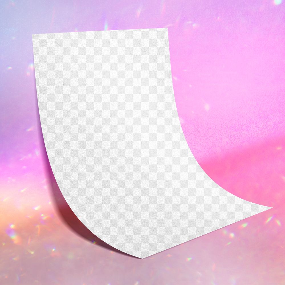 Poster png transparent mockup