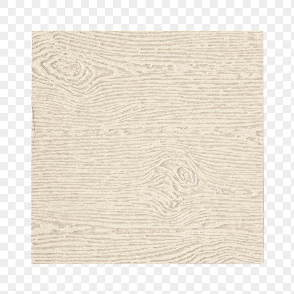 Wooden texture png sticker, transparent background