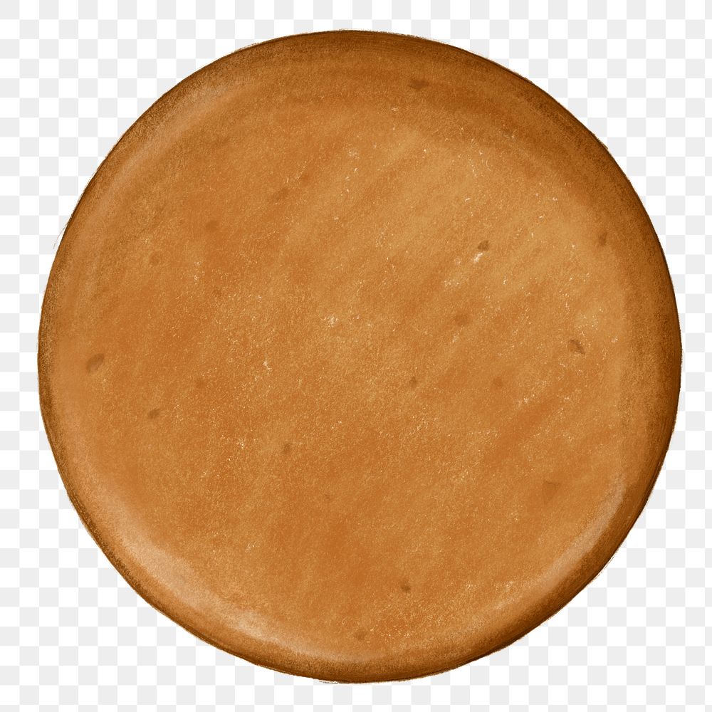 Homemade biscuit png sticker, transparent background