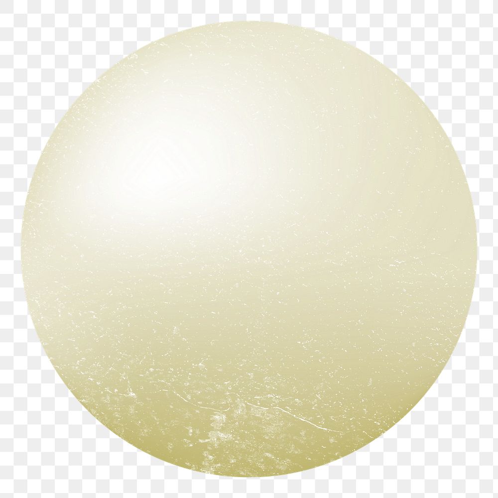 Beige circle png sticker, transparent background