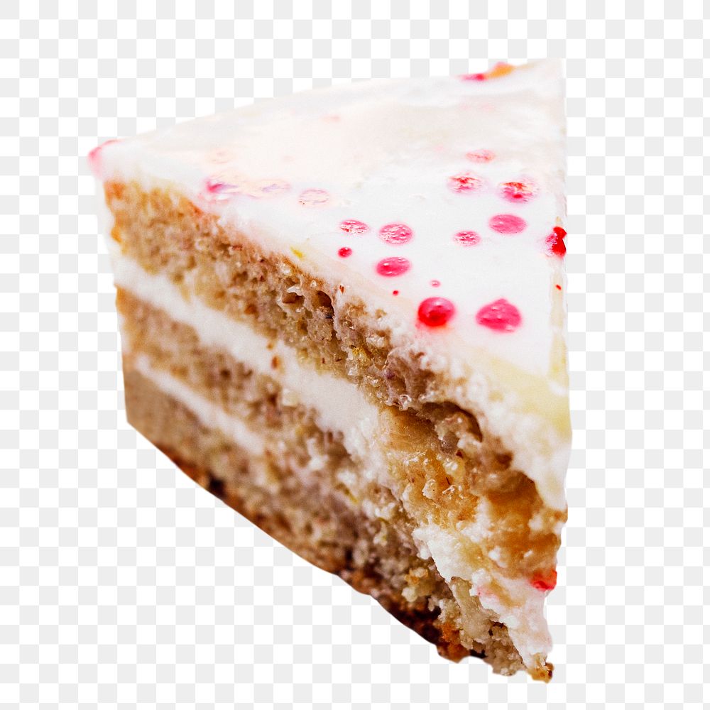 Raspberry cake png sticker, transparent background