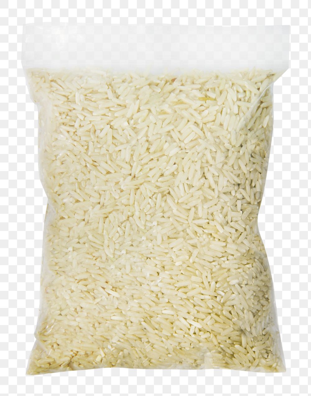 Bag of rice png sticker, transparent background