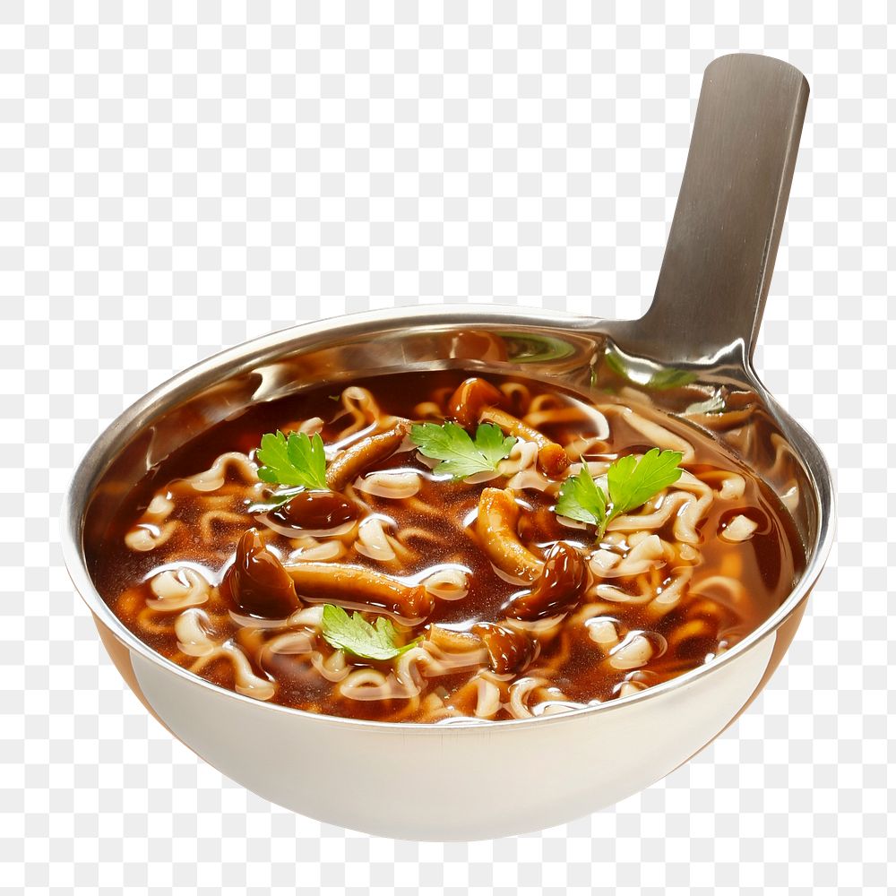 Ramen noodles png sticker, transparent background