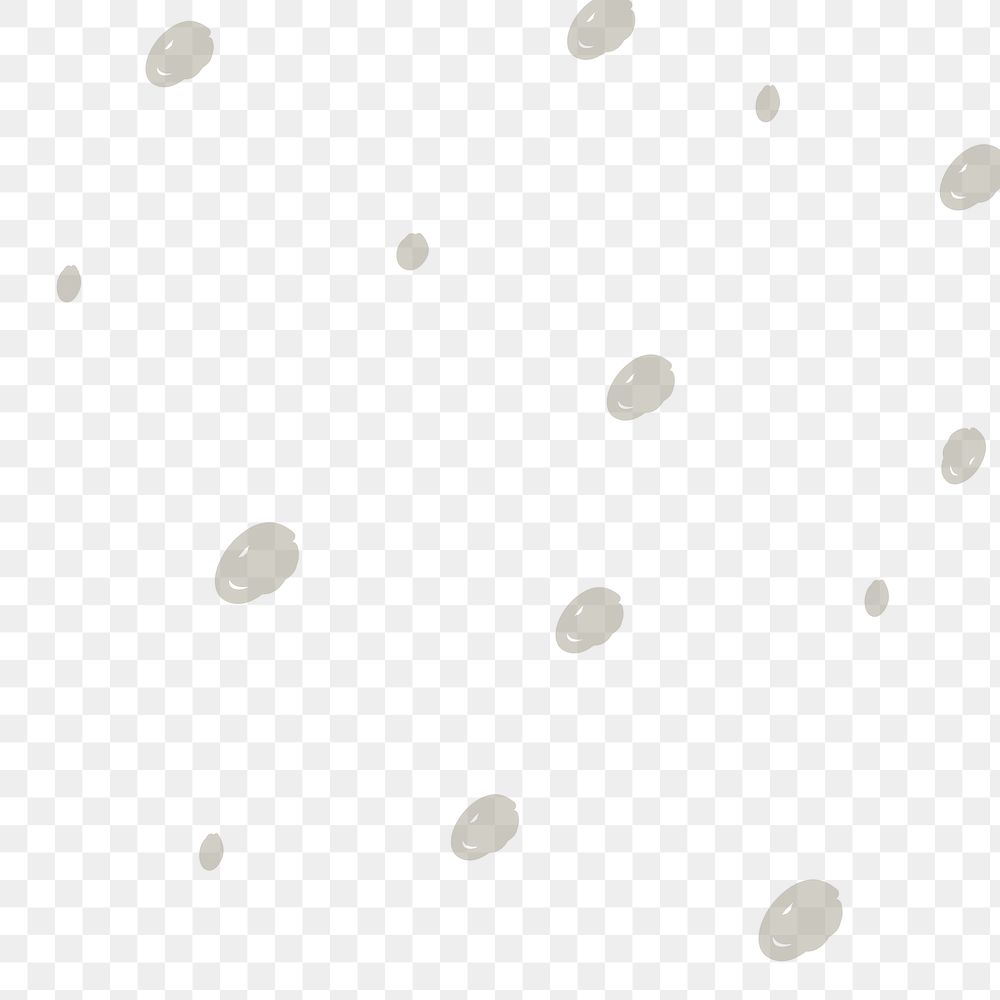 Png doodles dot pattern, transparent background