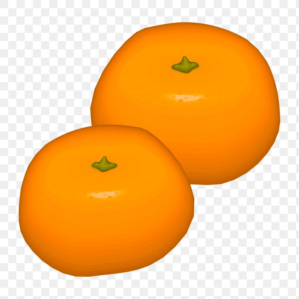 Orange fruit png illustration, transparent background. Free public domain CC0 image.