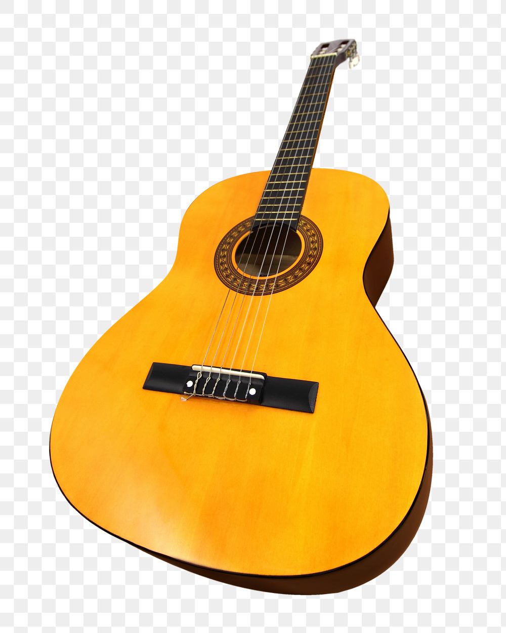 Guitar png instrument sticker, transparent background