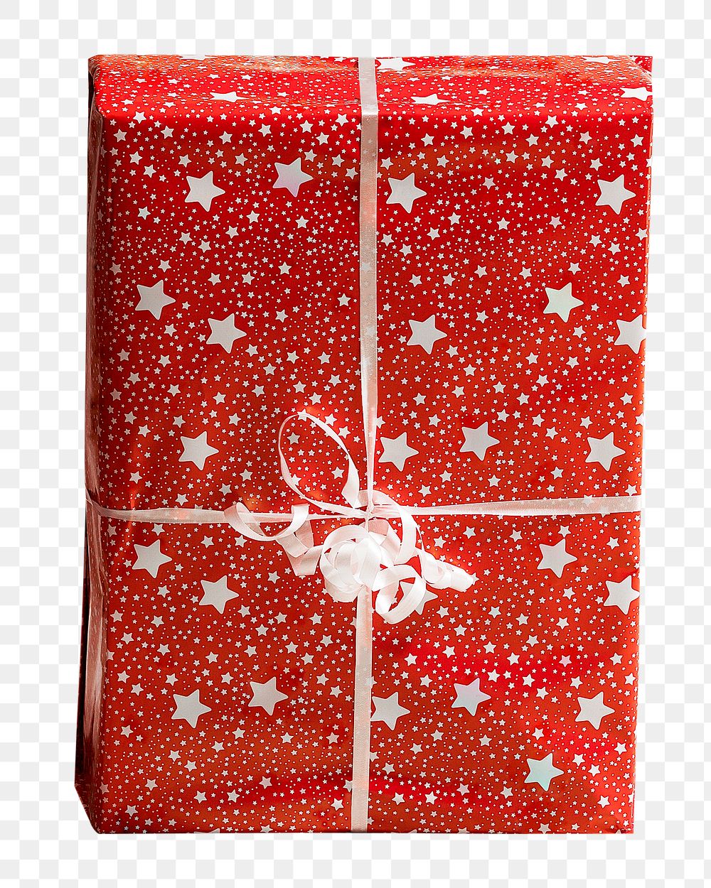 Christmas present box png sticker, transparent background