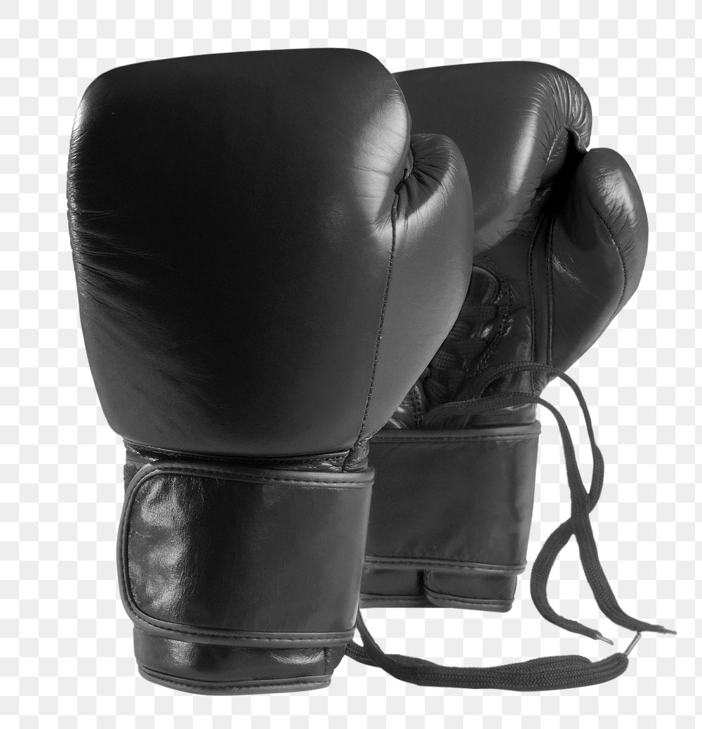 Boxing gloves png sticker, transparent background