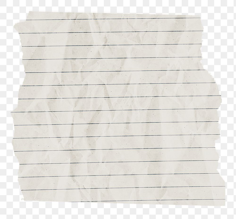Ripped paper png sticker, transparent background