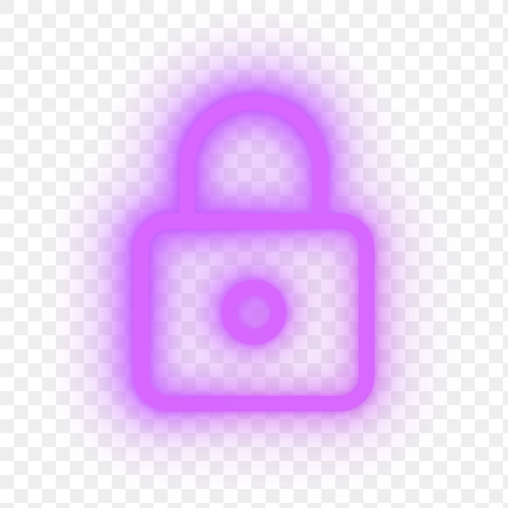 Lock icon png sticker, transparent background