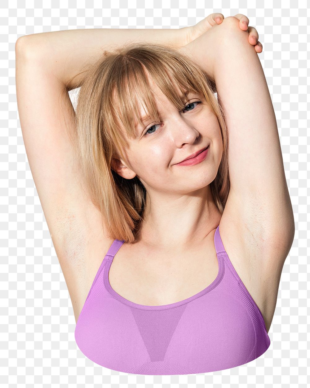 Png sporty teenage girl sticker, transparent background