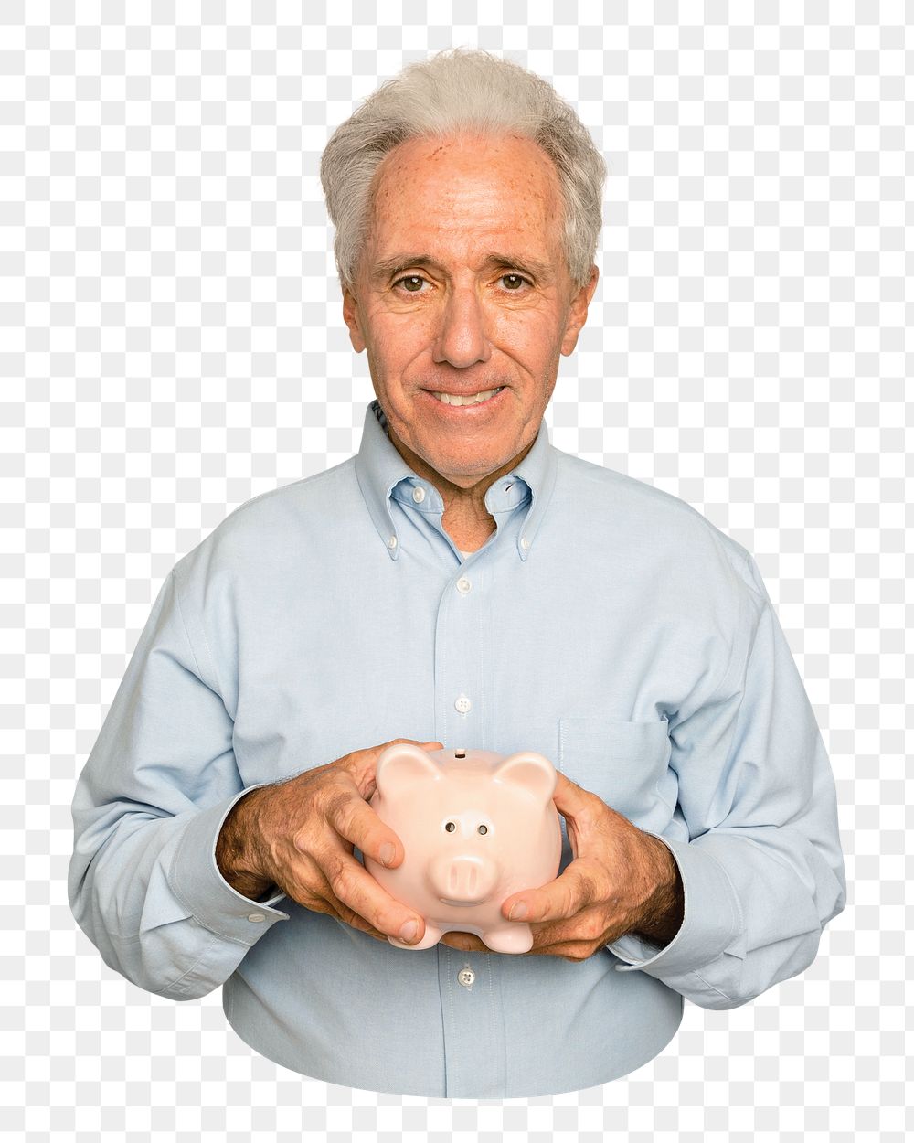 Piggy bank png sticker, transparent background