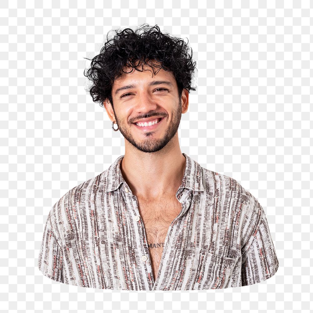 Png cheerful man sticker, transparent | Premium PNG - rawpixel