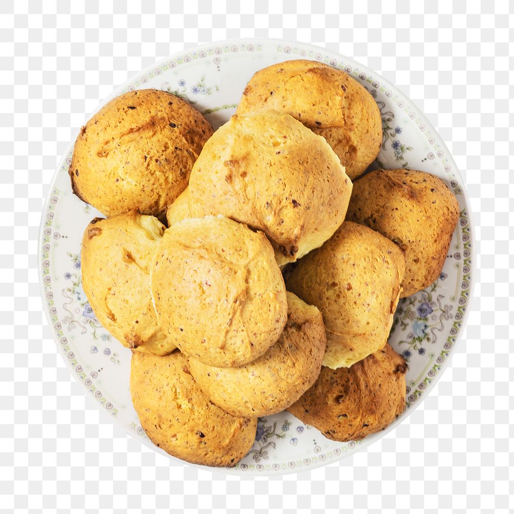 Butter cookies png sticker, transparent background