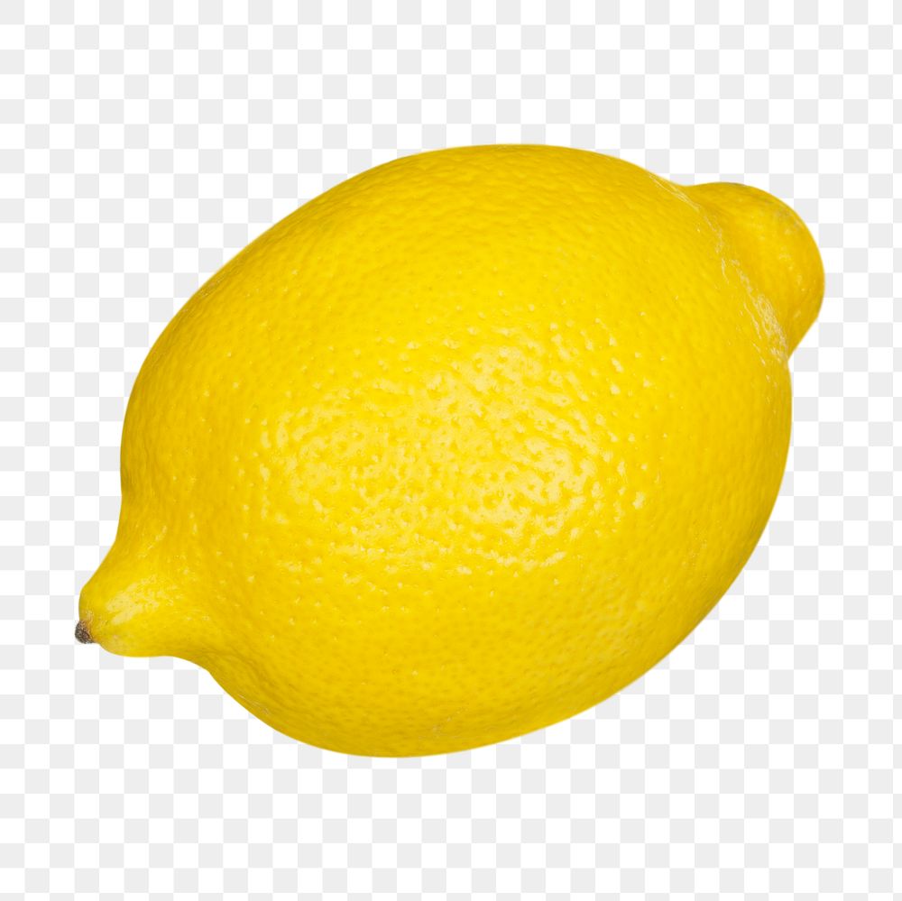Lemon fruit  png sticker, transparent background 
