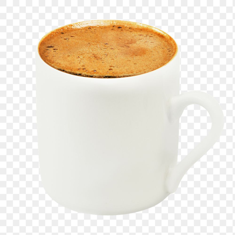 Coffee mug png sticker, transparent background