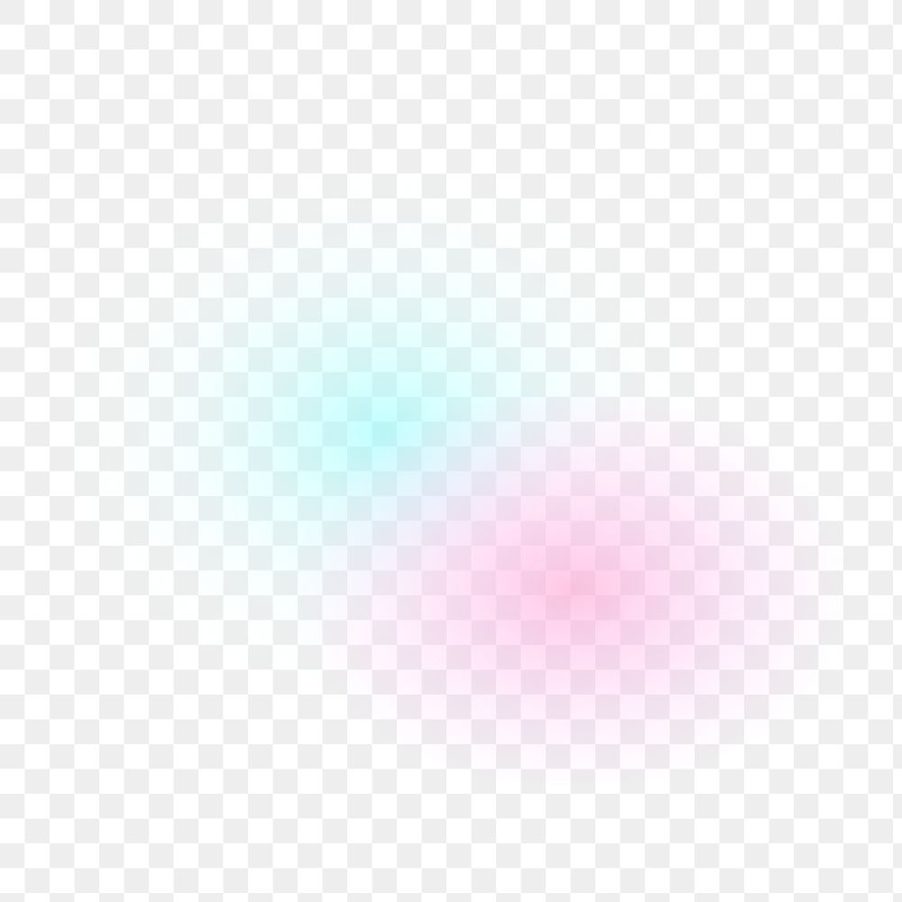 PNG abstract gradient sticker, transparent background