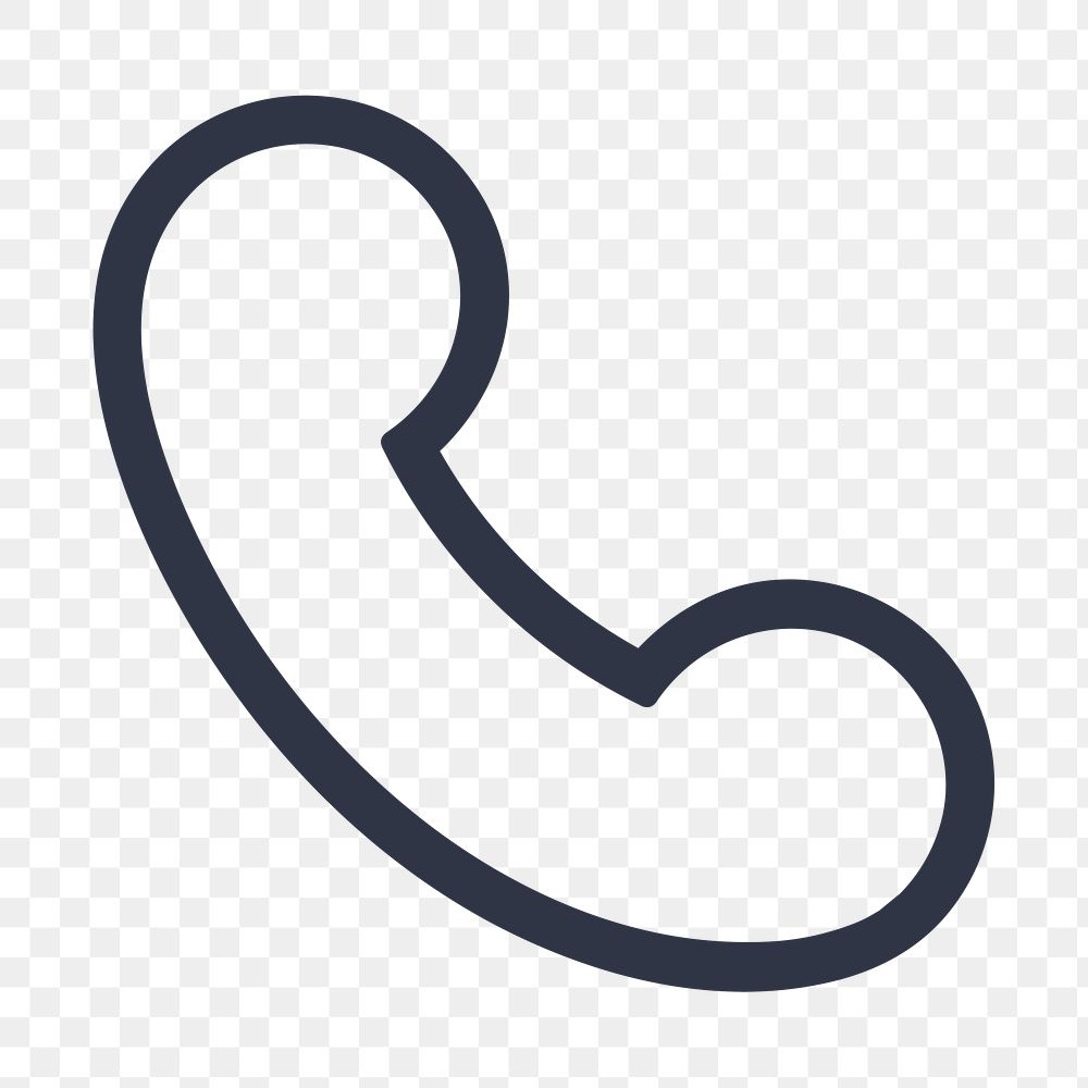 Phone icon  png  sticker, transparent design