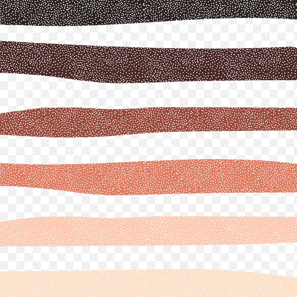 Beige stripes png aesthetic sticker, transparent background