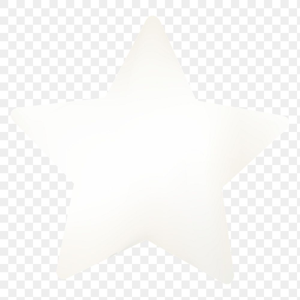 Star badge png sticker, transparent background