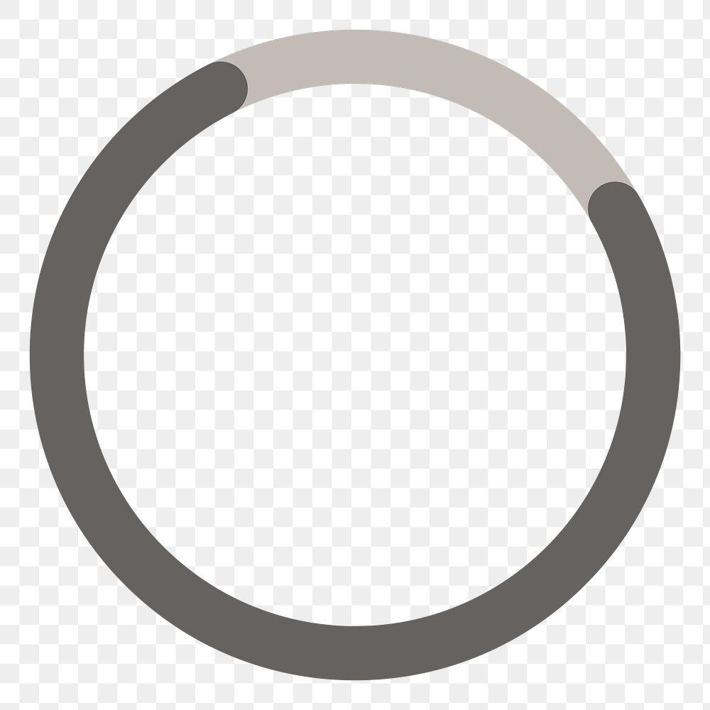 Circle chart png sticker, transparent background