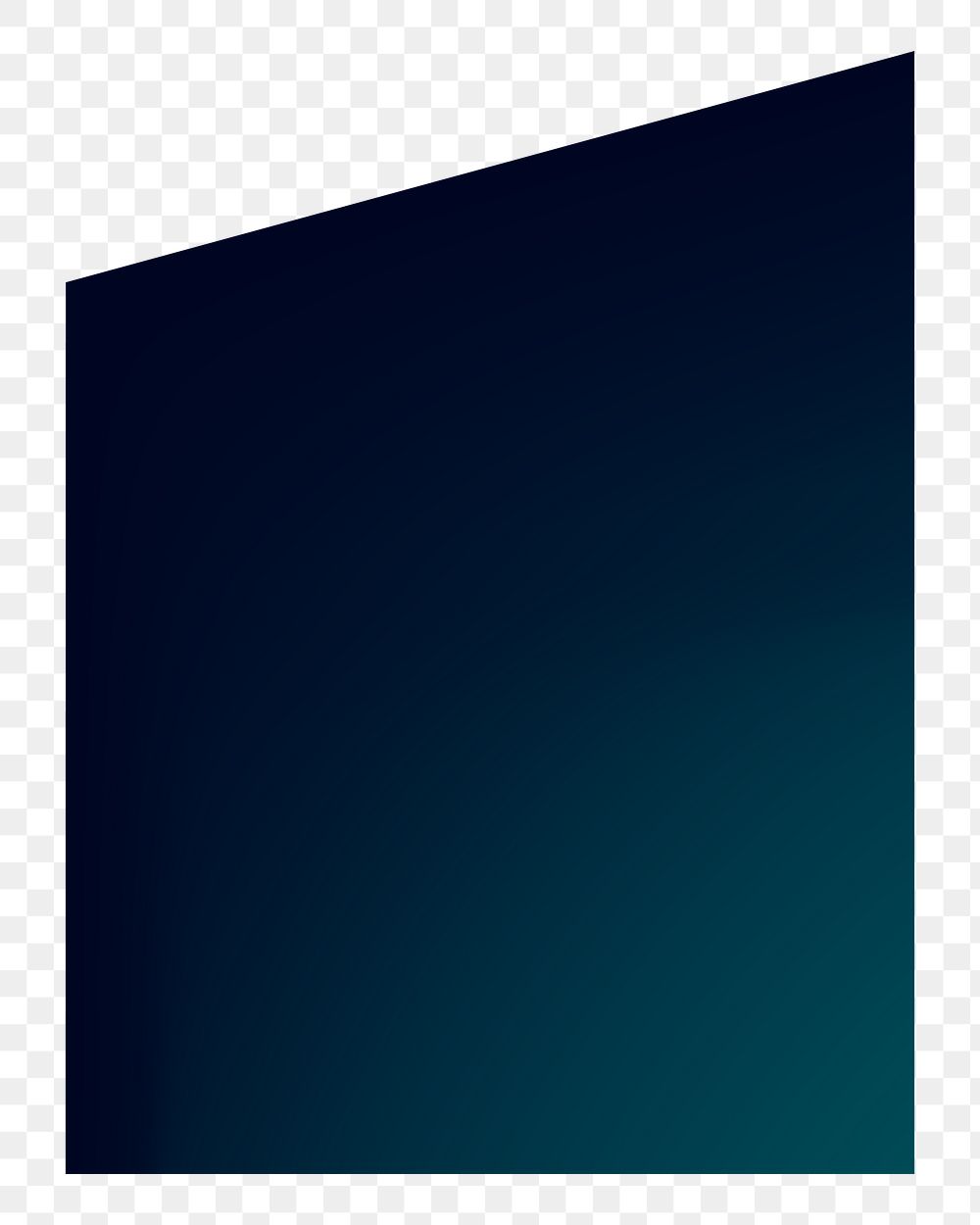 Dark blue badge png sticker, transparent background
