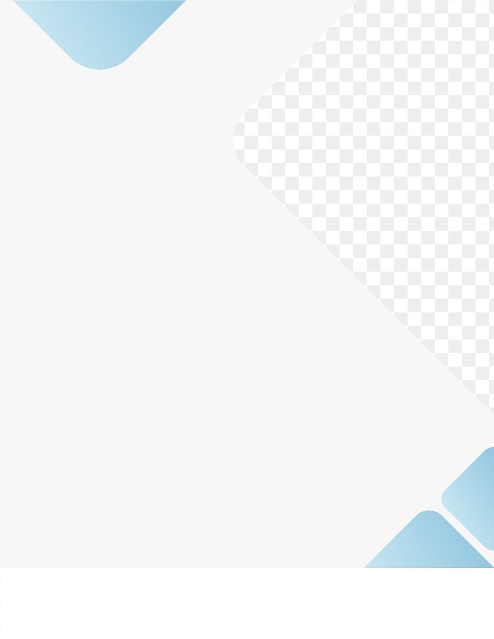 Blue modern png business background, transparent design
