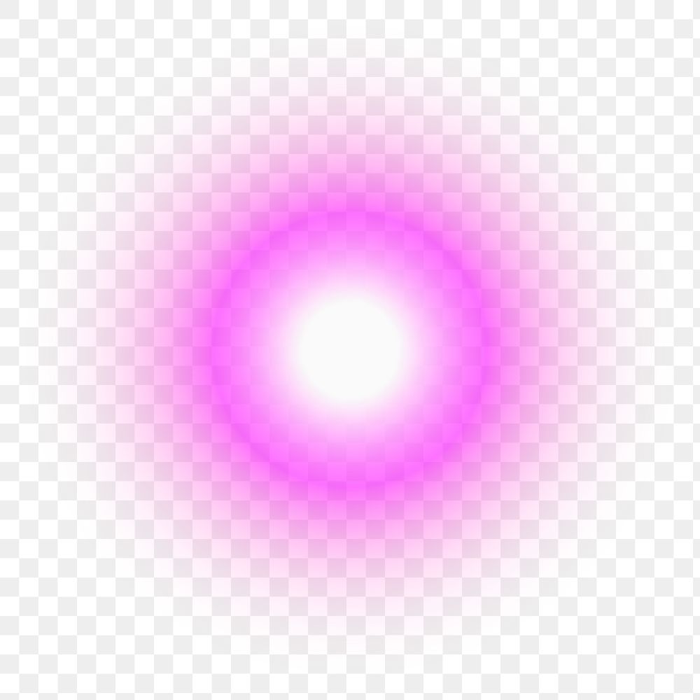 Purple light png effect sticker, transparent background