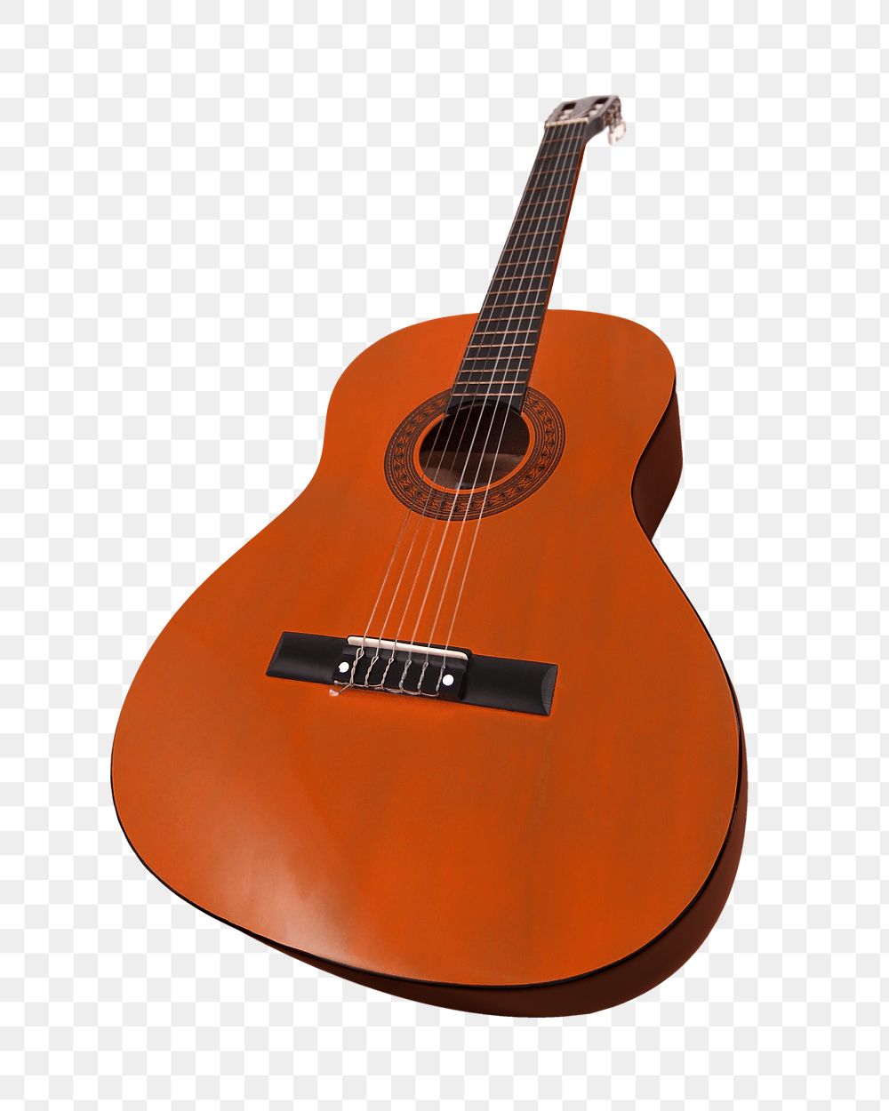 Guitar png music sticker, transparent background