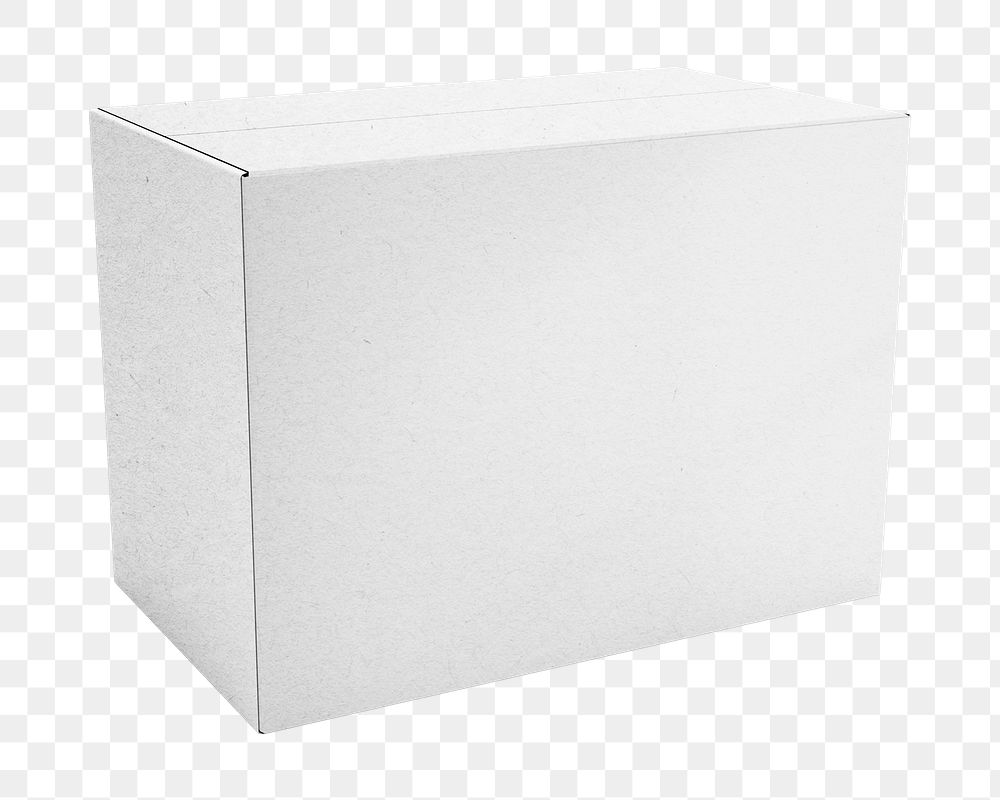 Paper box png sticker, transparent background