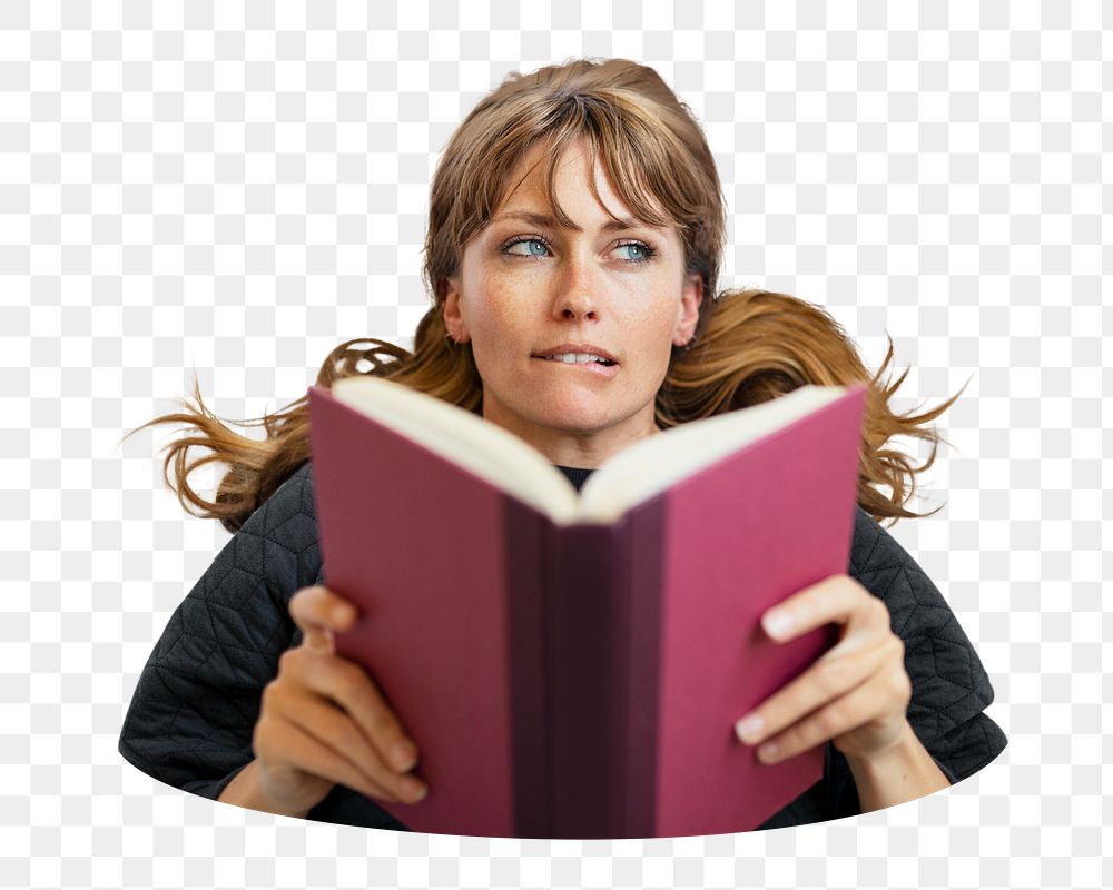 Studying png sticker, education transparent background
