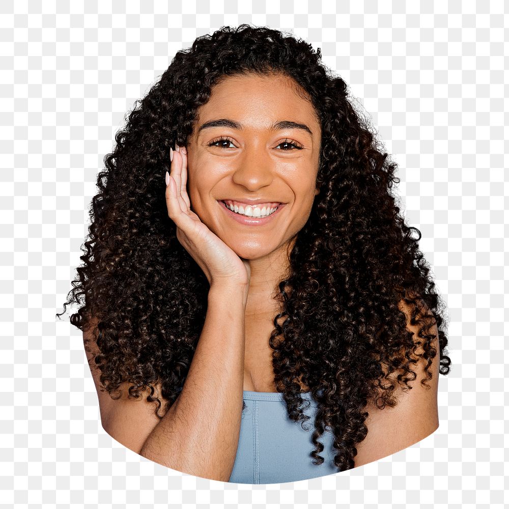 Beautiful woman png sticker, transparent background
