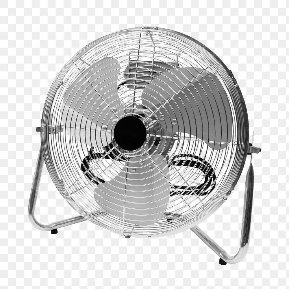 Electrical fan png sticker, transparent background 