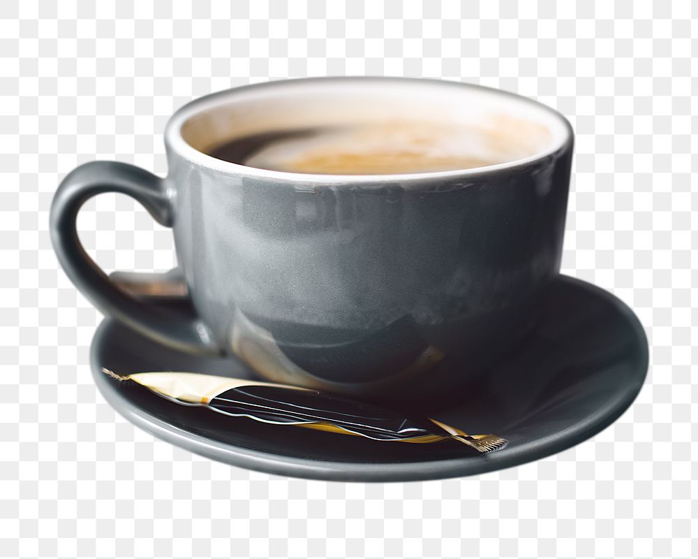 Hot coffee png sticker, transparent background