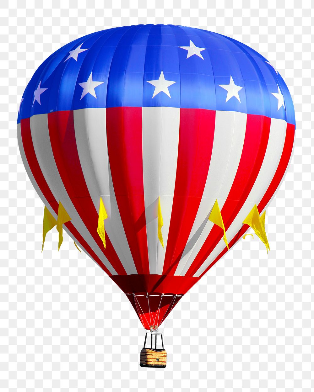 Png hot air balloon sticker, transparent background