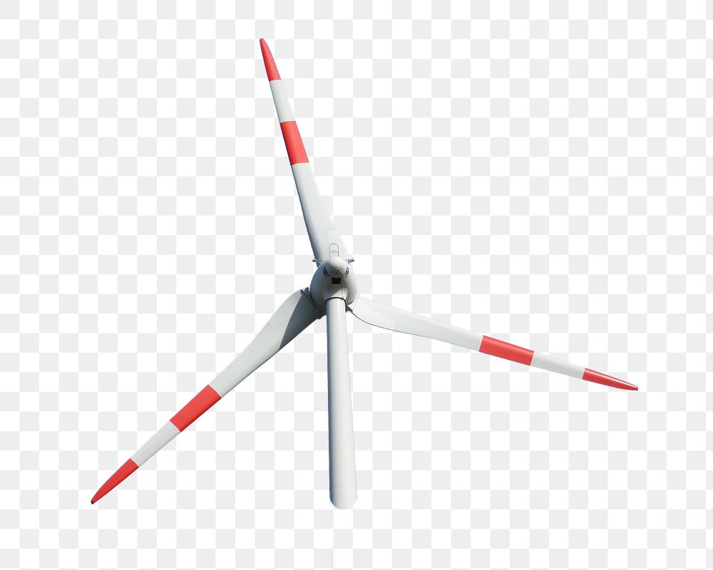 Wind propeller  png sticker, transparent background
