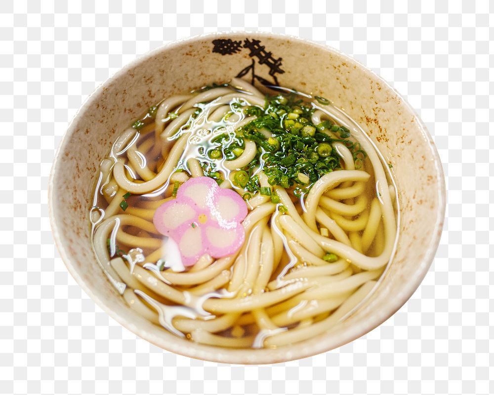 Ramen noodles png food sticker, transparent background