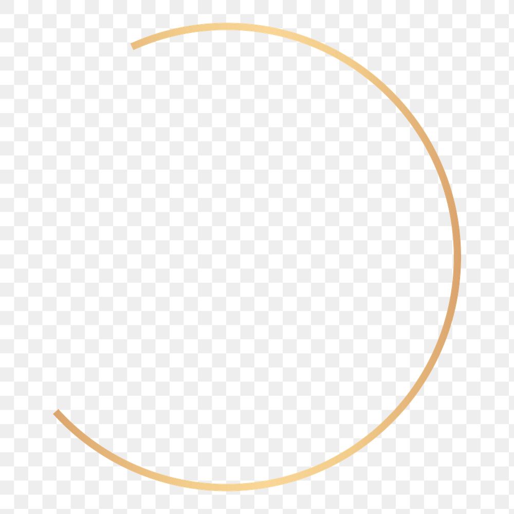 Half circle png sticker, transparent background